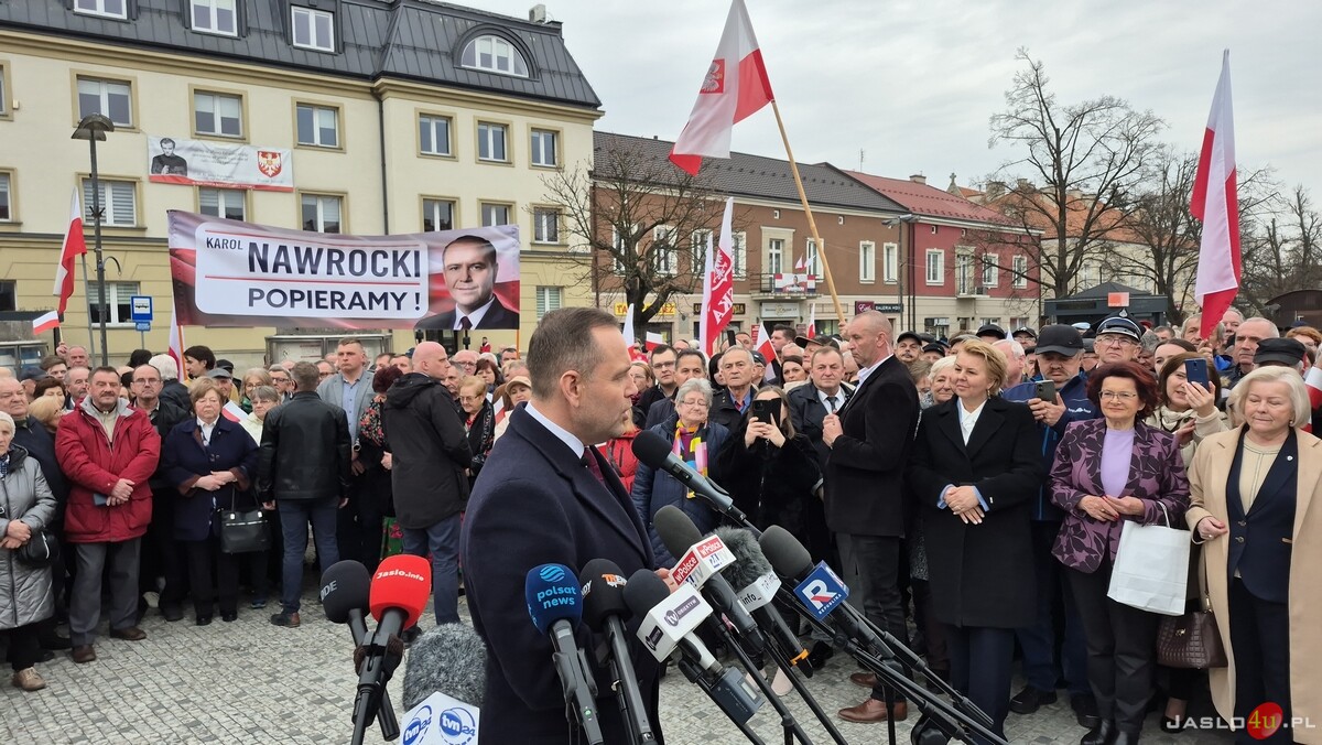 Karol Nawrocki w Jaśle część 1