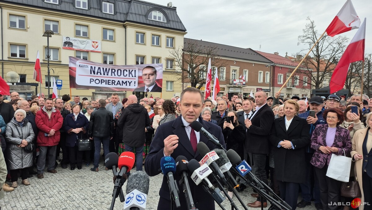 Karol Nawrocki w Jaśle część 1