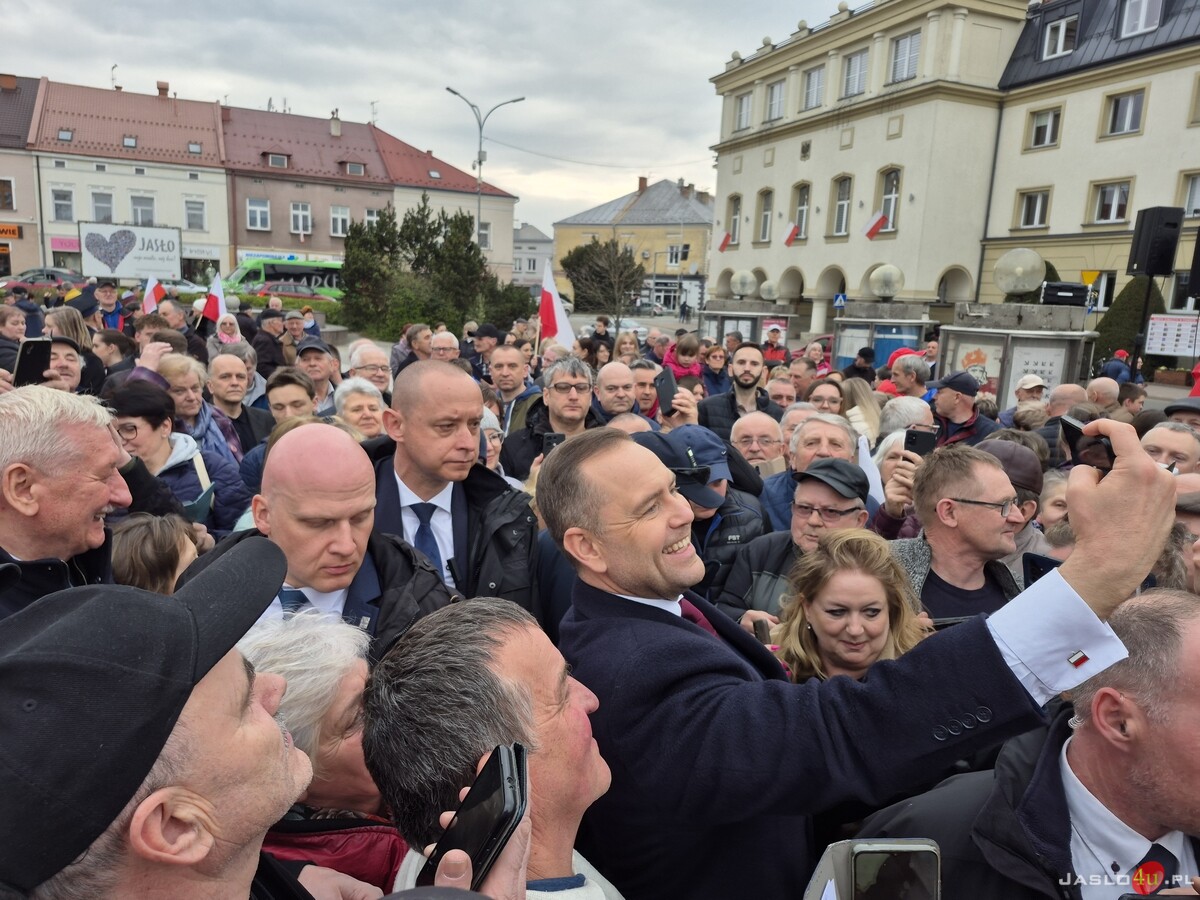 Karol Nawrocki w Jaśle część 1