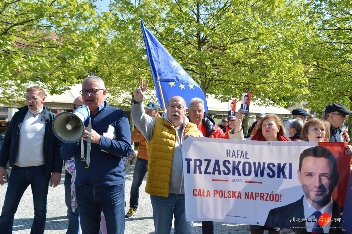 Ekipa Rafała Trzaskowskiego w Jaśle