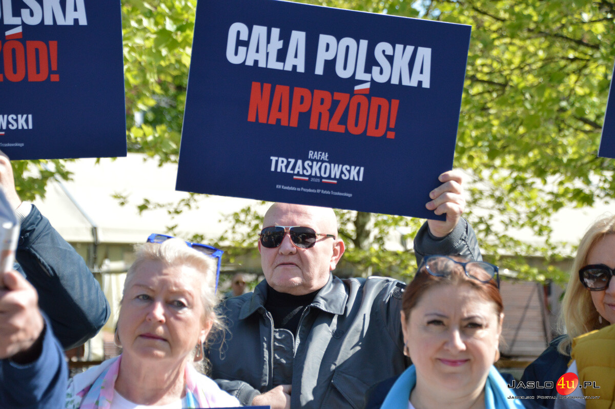 Ekipa Rafała Trzaskowskiego w Jaśle
