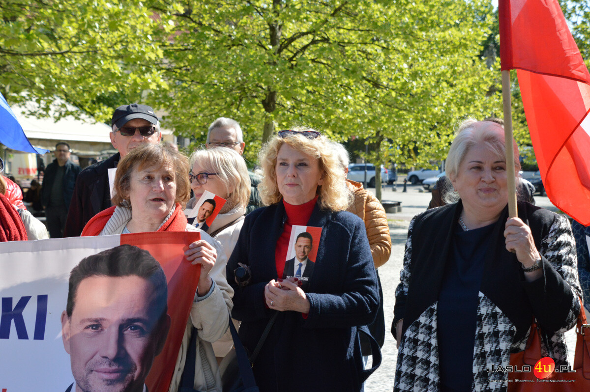 Ekipa Rafała Trzaskowskiego w Jaśle