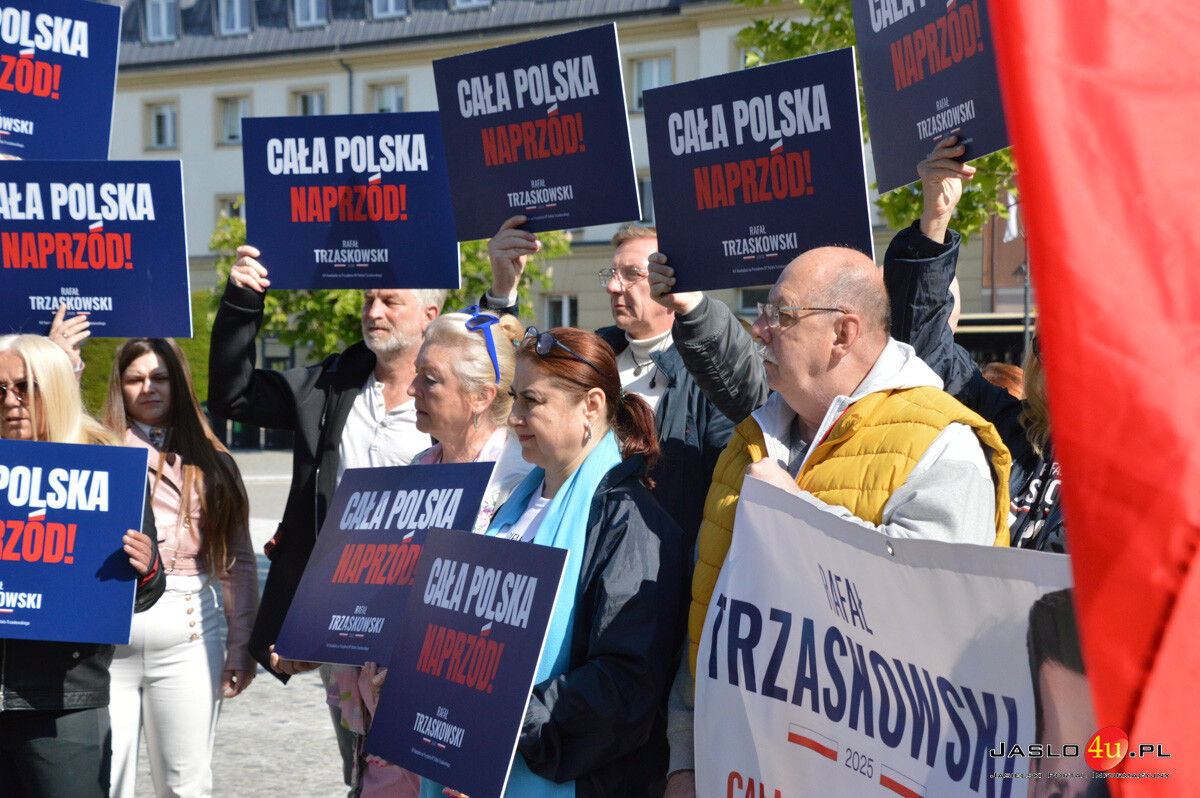 Ekipa Rafała Trzaskowskiego w Jaśle