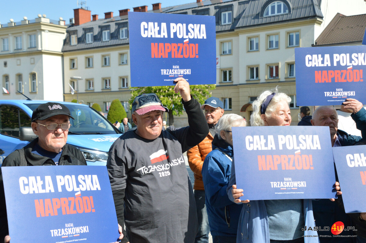 Ekipa Rafała Trzaskowskiego w Jaśle
