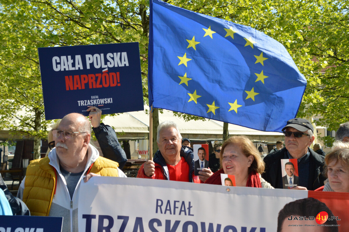 Ekipa Rafała Trzaskowskiego w Jaśle