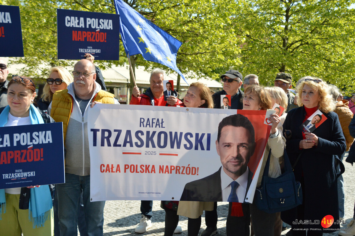 Ekipa Rafała Trzaskowskiego w Jaśle