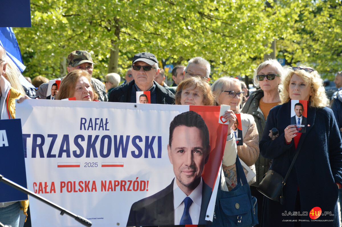 Ekipa Rafała Trzaskowskiego w Jaśle
