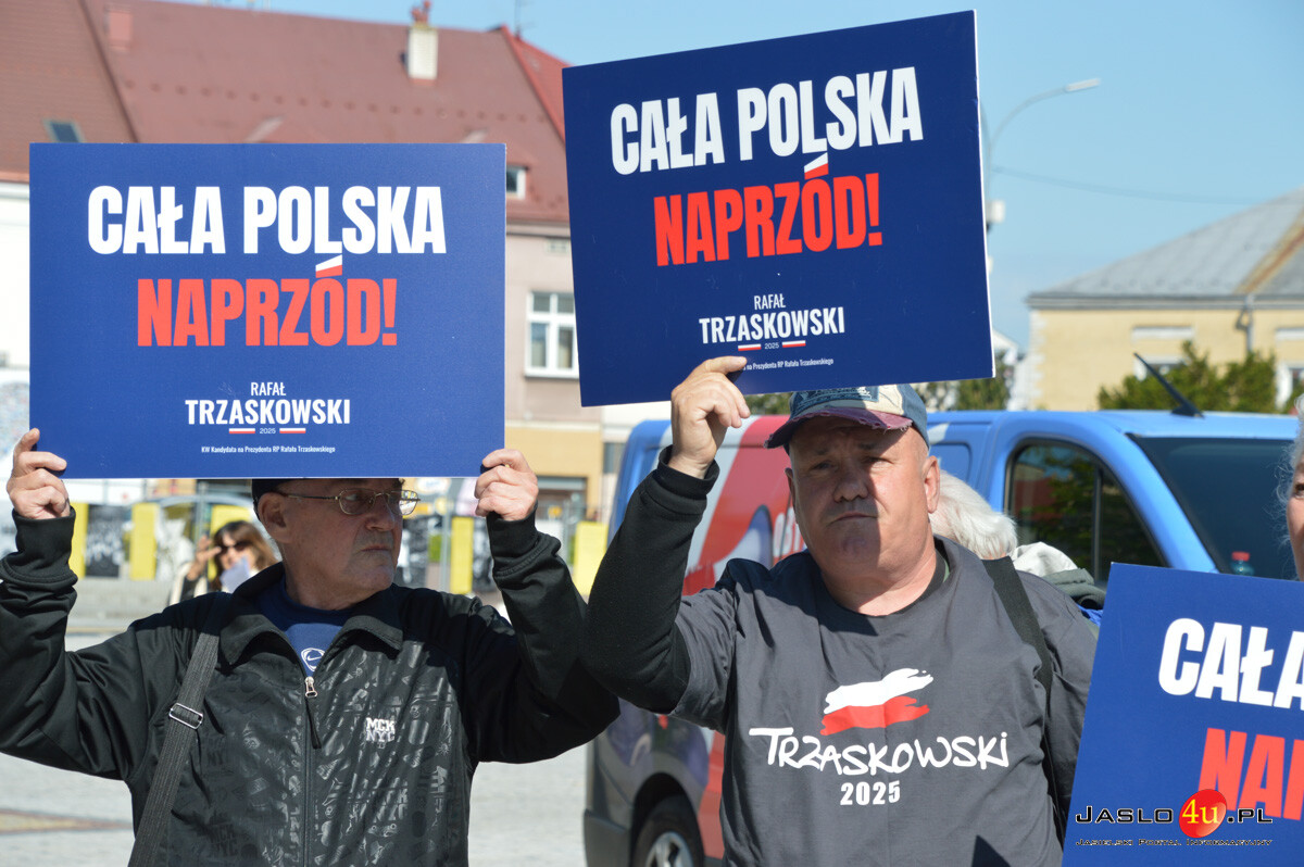 Ekipa Rafała Trzaskowskiego w Jaśle