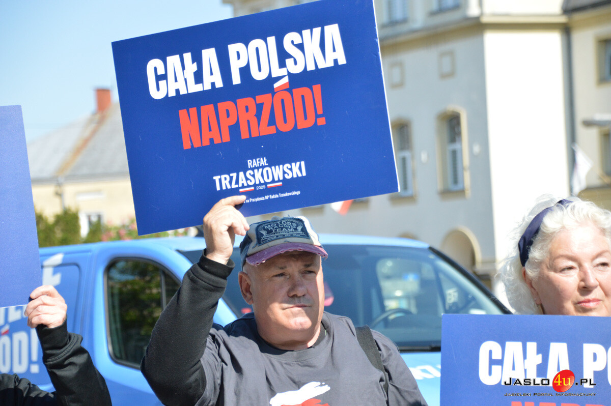 Ekipa Rafała Trzaskowskiego w Jaśle