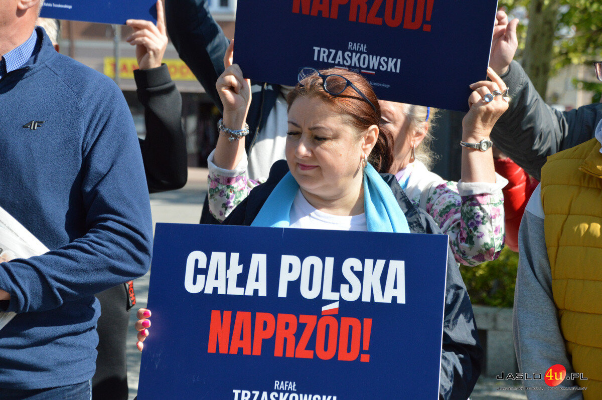 Ekipa Rafała Trzaskowskiego w Jaśle