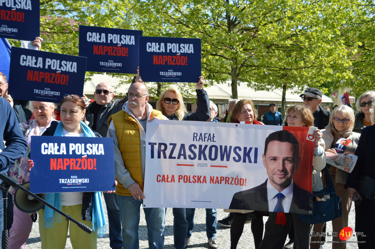 Ekipa Rafała Trzaskowskiego w Jaśle