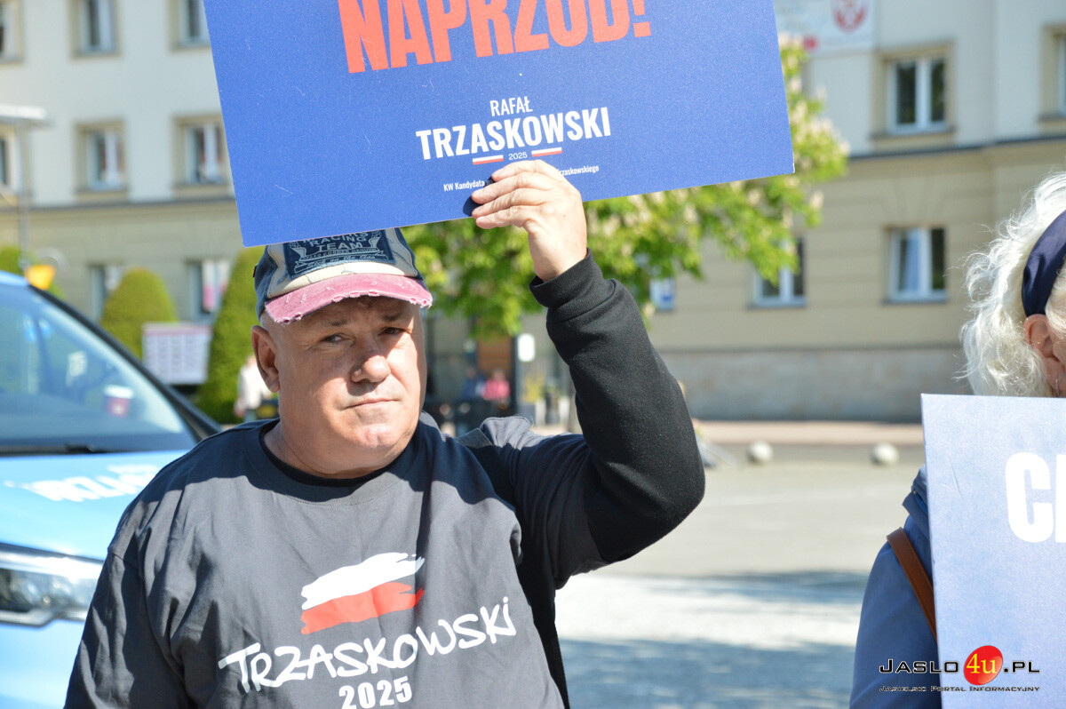 Ekipa Rafała Trzaskowskiego w Jaśle