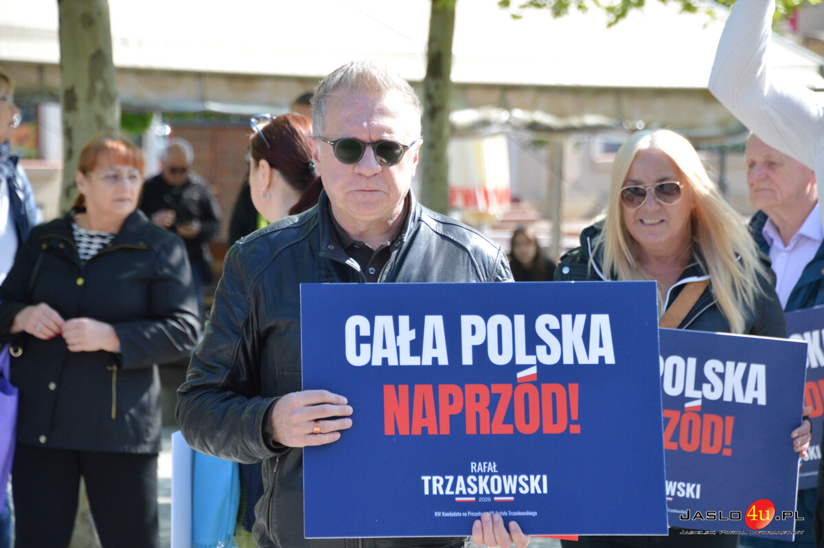 Ekipa Rafała Trzaskowskiego w Jaśle