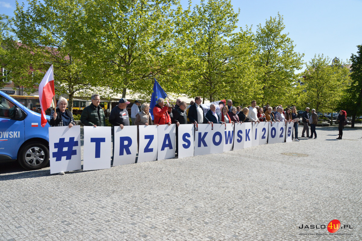 Ekipa Rafała Trzaskowskiego w Jaśle