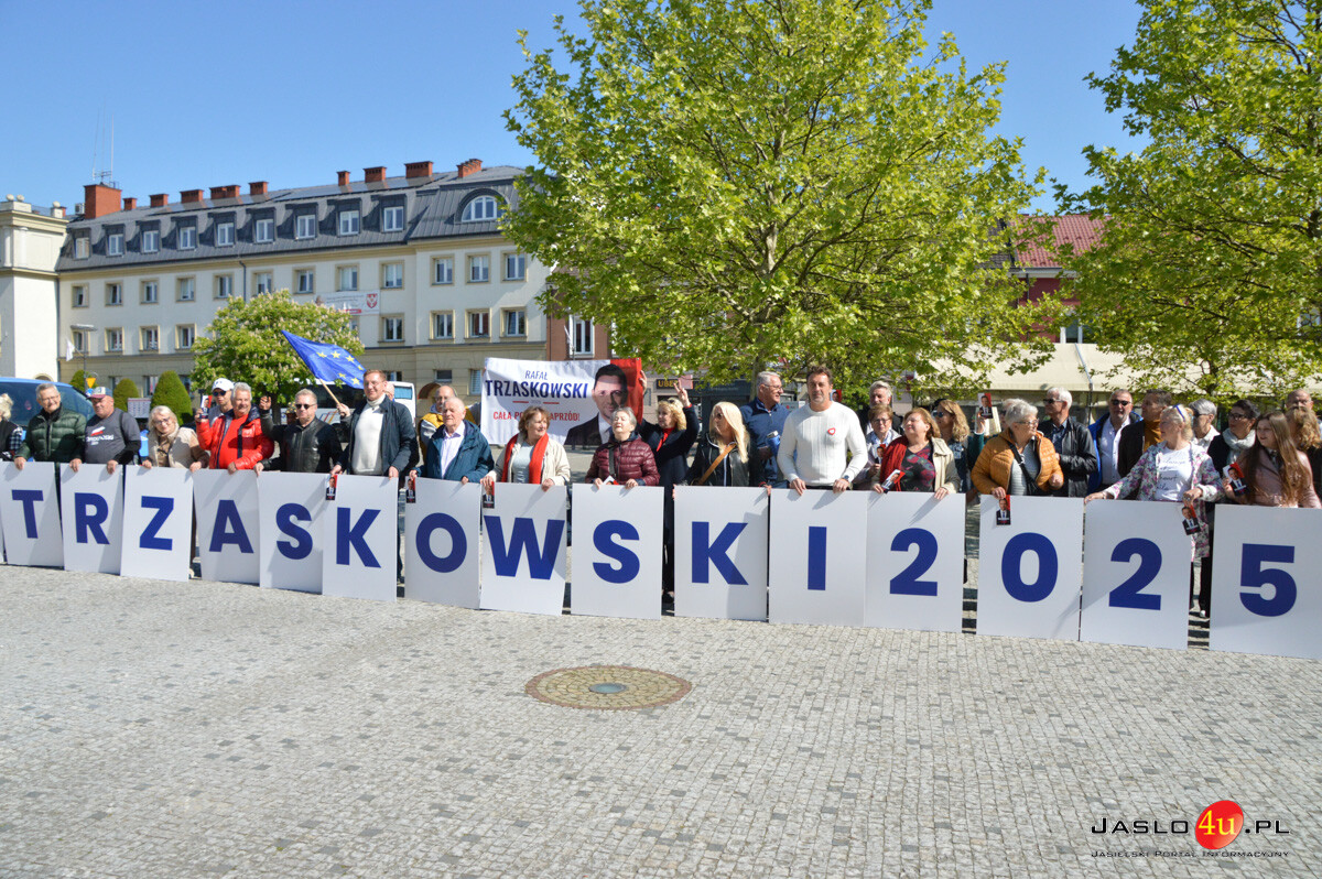 Ekipa Rafała Trzaskowskiego w Jaśle