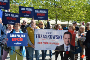 Ekipa Rafała Trzaskowskiego w Jaśle