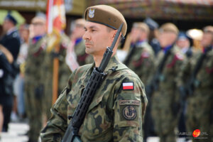 Uroczysta przysięga żołnierzy WOT na jasielskim rynku