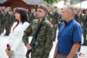 Uroczysta przysięga żołnierzy WOT na jasielskim rynku
