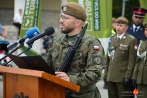 Uroczysta przysięga żołnierzy WOT na jasielskim rynku