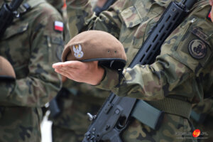 Uroczysta przysięga żołnierzy WOT na jasielskim rynku