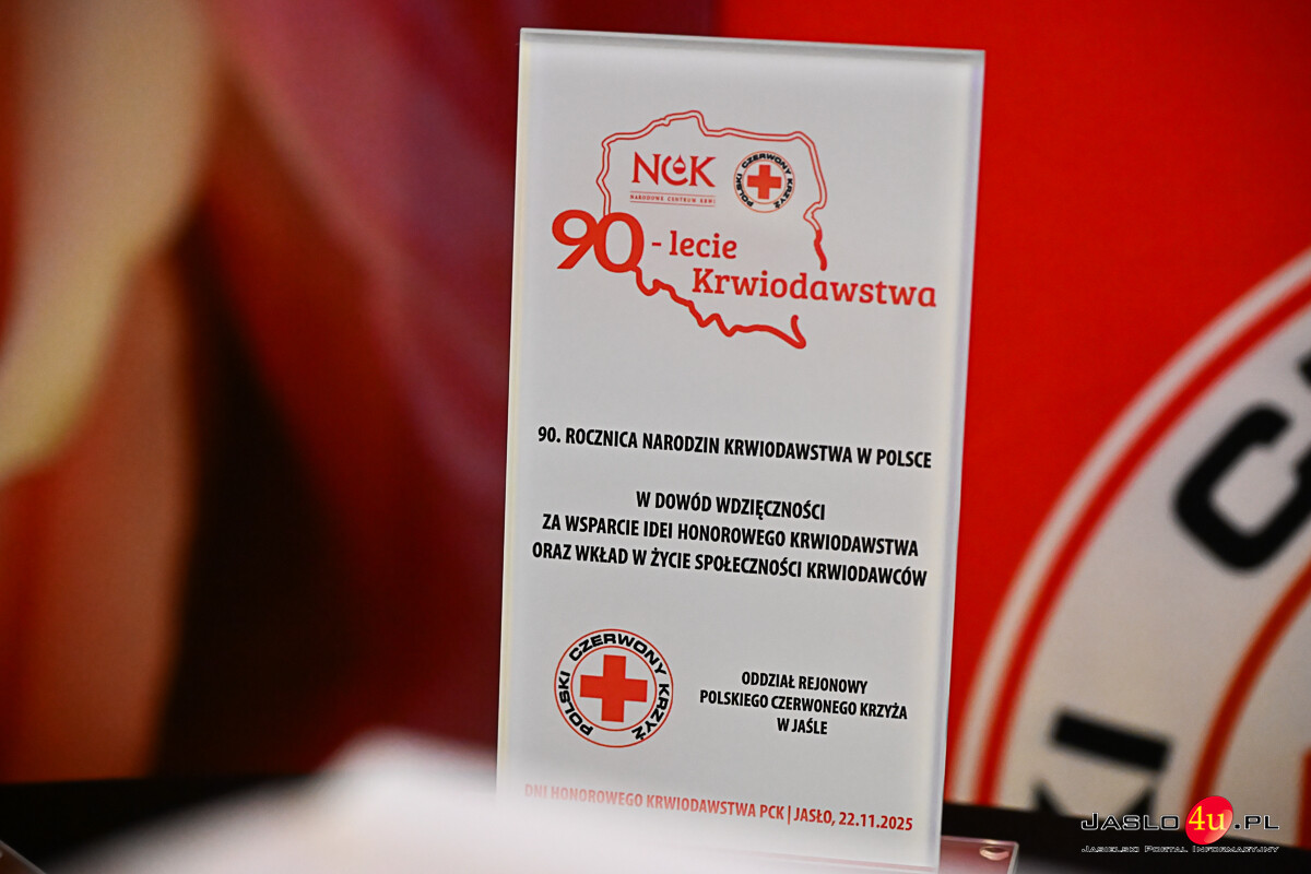 Spotkanie Honorowych Dawców Krwi w Jaśle