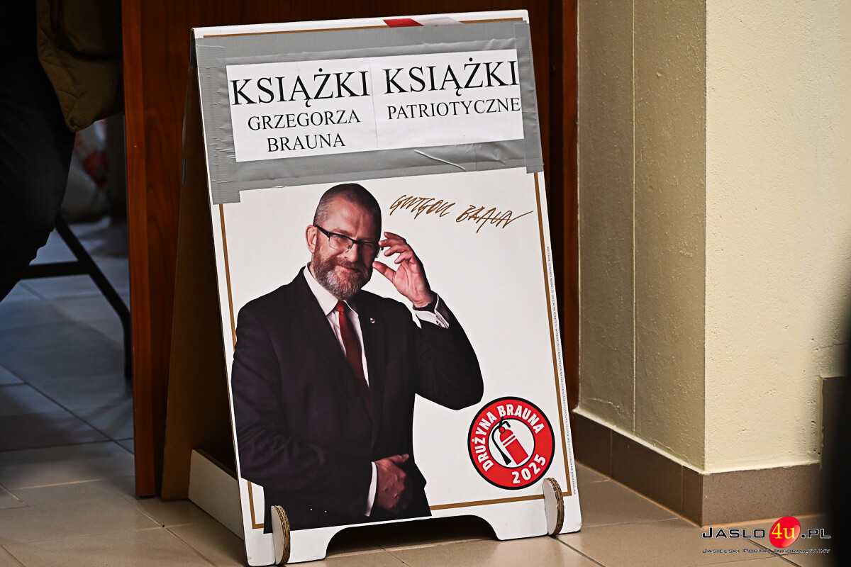 Grzegorz Braun w Jaśle