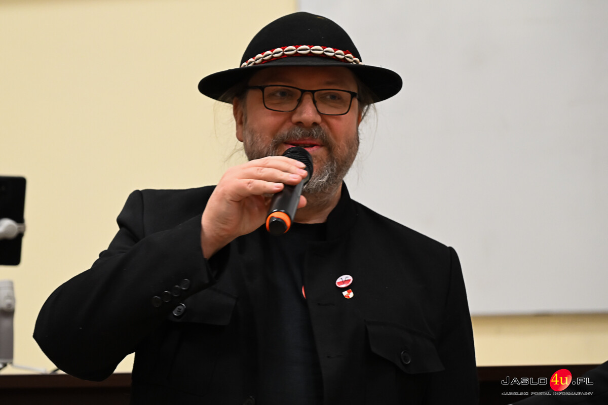 Grzegorz Braun w Jaśle
