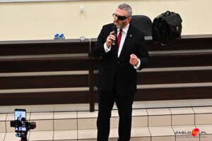 Grzegorz Braun w Jaśle