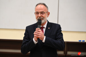 Grzegorz Braun w Jaśle