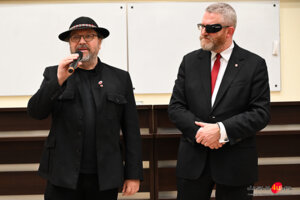 Grzegorz Braun w Jaśle