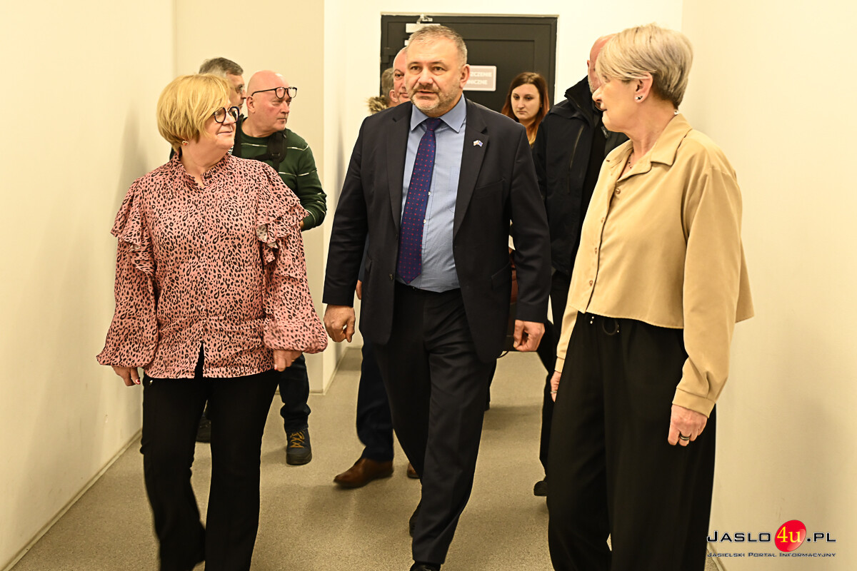 Minister Sprawiedliwości Waldemar Żurek z wizytą w Jaśle
