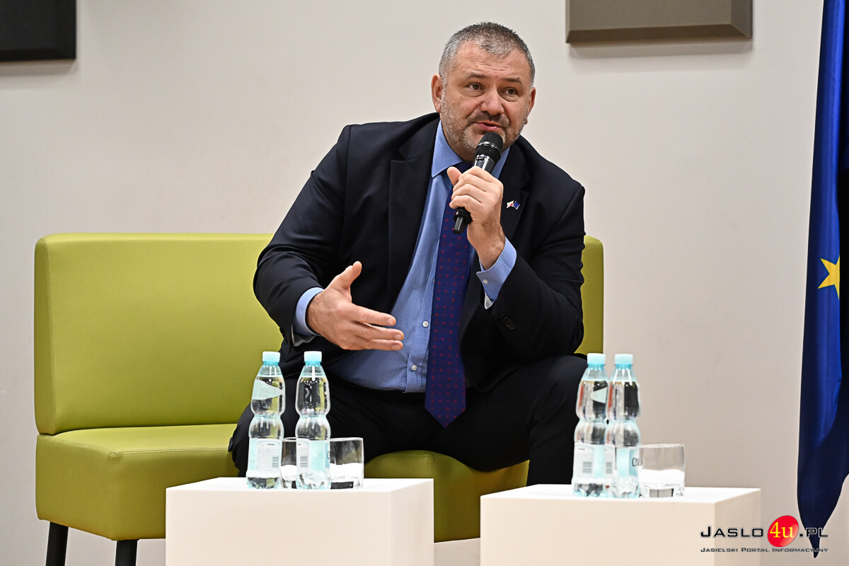 Minister Sprawiedliwości Waldemar Żurek z wizytą w Jaśle