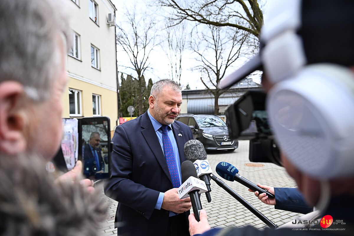 Minister Sprawiedliwości Waldemar Żurek z wizytą w Jaśle