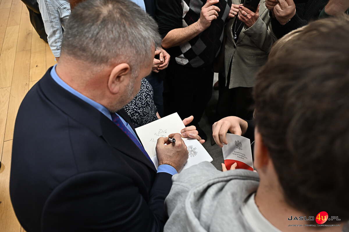 Minister Sprawiedliwości Waldemar Żurek z wizytą w Jaśle