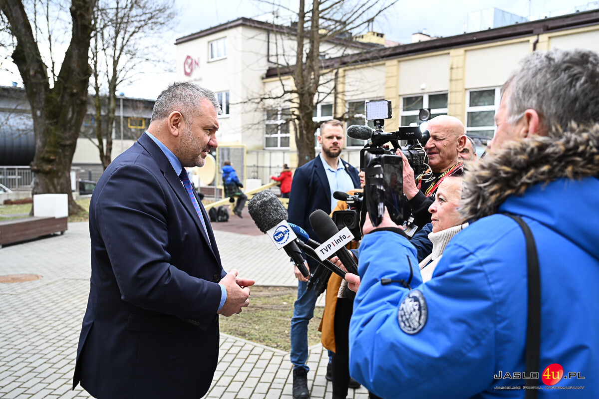 Minister Sprawiedliwości Waldemar Żurek z wizytą w Jaśle