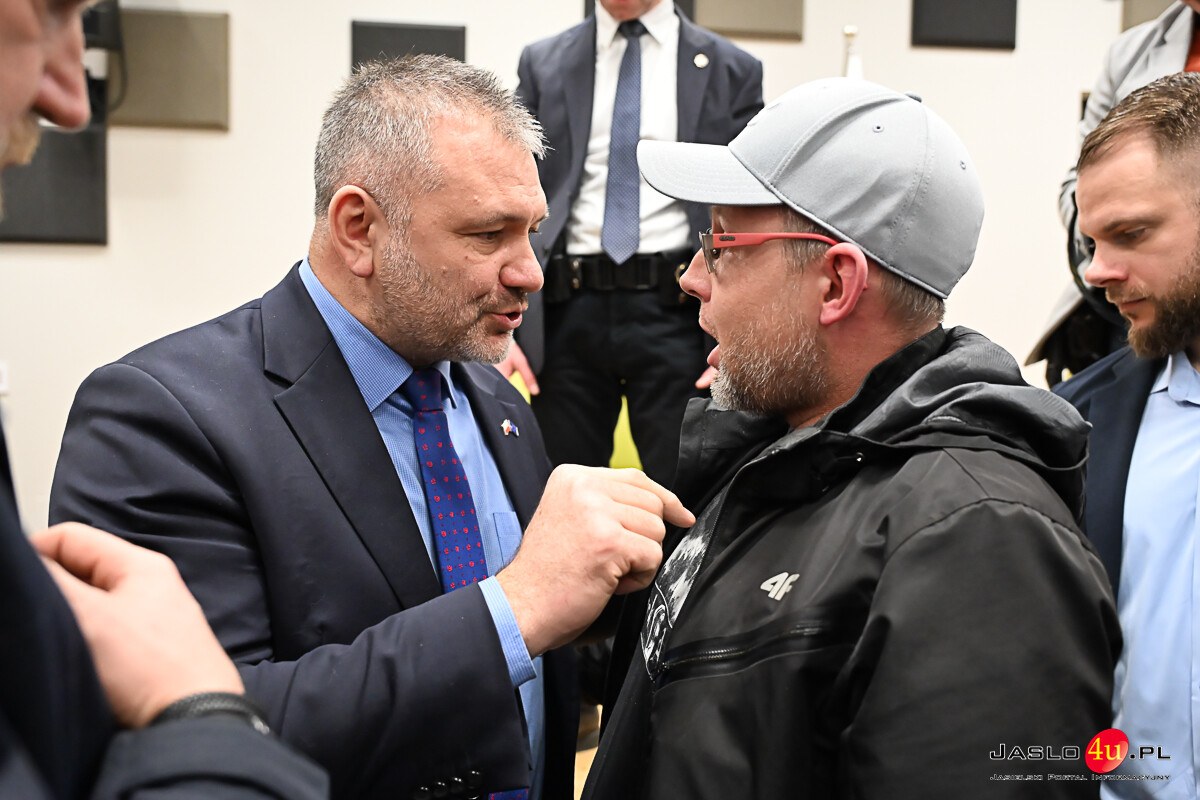 Minister Sprawiedliwości Waldemar Żurek z wizytą w Jaśle