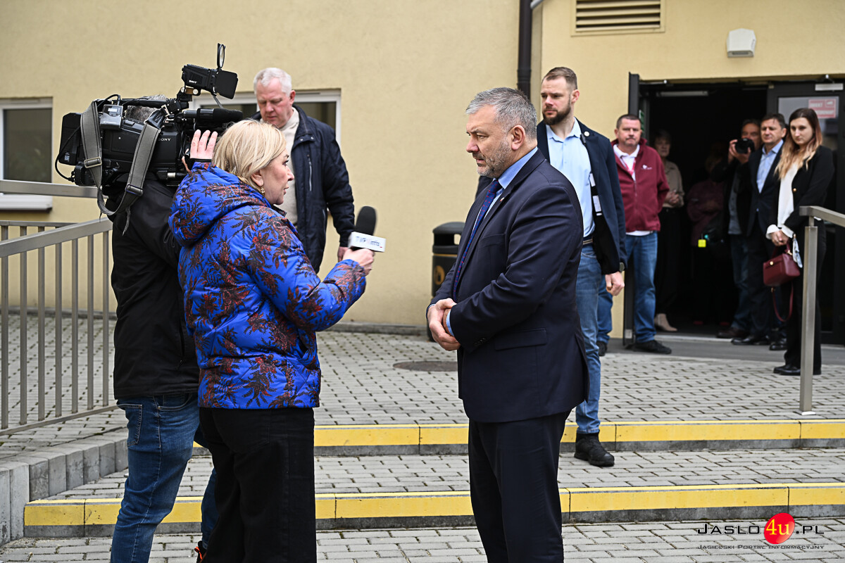 Minister Sprawiedliwości Waldemar Żurek z wizytą w Jaśle