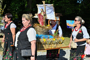 Dożynki Gminy Dębowiec w Cieklinie