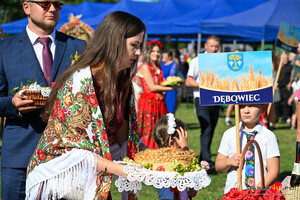 Dożynki Gminy Dębowiec w Cieklinie
