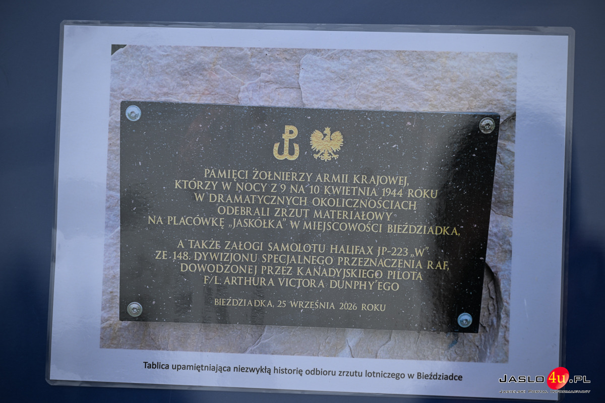 82 lata po zrzucie dla AK „Jaskółka”